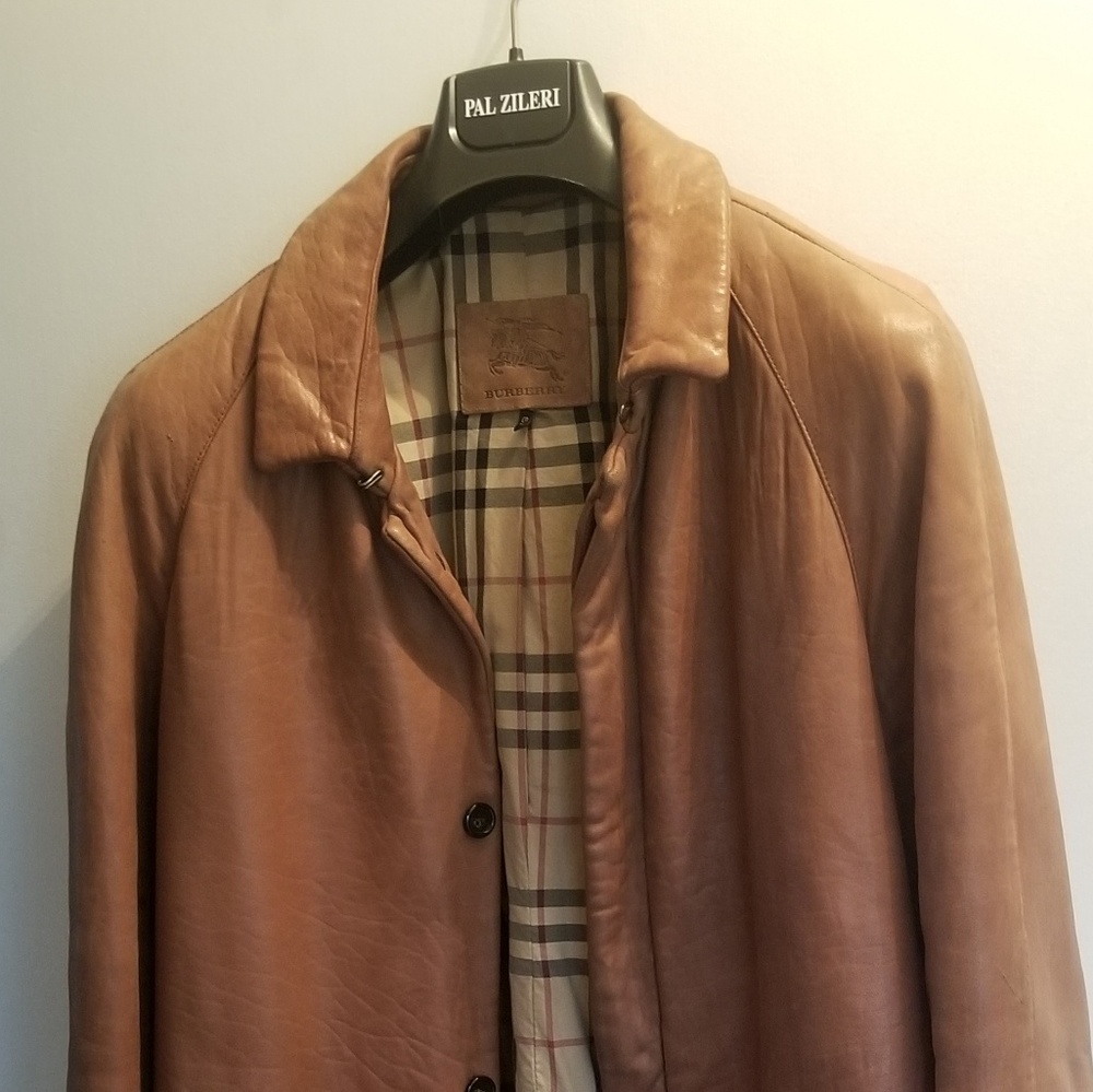 Burberry (limited edition) leather coat